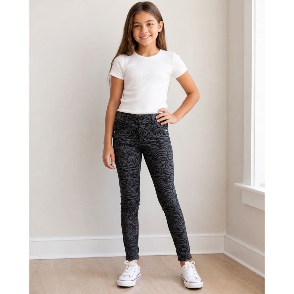 Girls Just Max Zebra Print Skinny Pants Size‎ 8